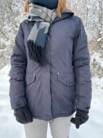 Blaue Winterjacke mit Fellkapuze von Marie Lund 38 / M Schleswig-Holstein - Laboe Vorschau