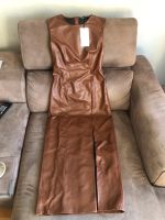 NEU Zara Kunstleder Maxikleid Kleid braun S/36 Frankfurt am Main - Oberrad Vorschau