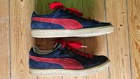 PUMA, Sneakers, Modell SUEDE (rot/blau),Größe 45 (10,5), getragen Hamburg-Nord - Hamburg Barmbek Vorschau