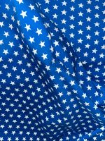 1m Baumwolle Jersey Stoff Sterne Stars royalblau Hessen - Grebenstein Vorschau