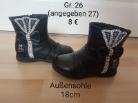 Schwarze Mädchen Winter-Stiefeletten Gr. 26 warm gefüttert Nordrhein-Westfalen - Weilerswist Vorschau