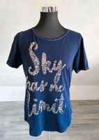 Street One Shirt 40 L Damen Blau Silber Pailetten wie neu T-Shirt Nordrhein-Westfalen - Weeze Vorschau