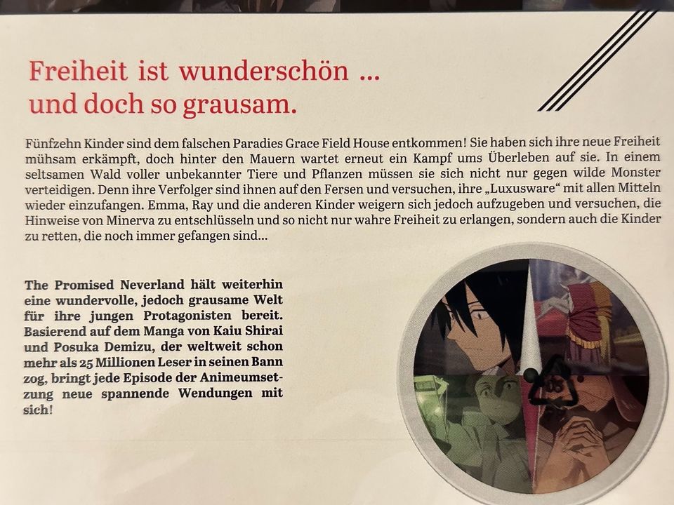 Anime The promised Neverland Staffel 2 Vol 1 Blu-ray Peppermi NEU in München
