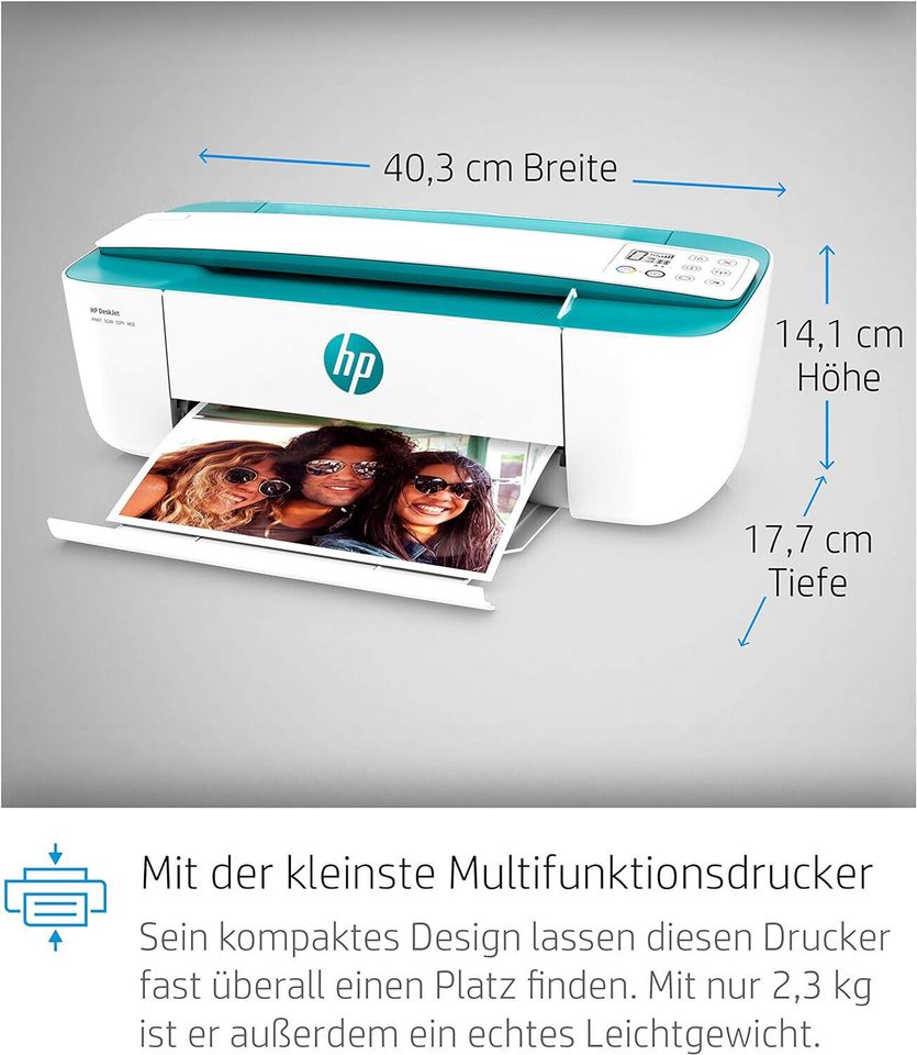 HP DeskJet 3762 Farbig Multifunktionsdrucker  (B-Ware) in Ingolstadt