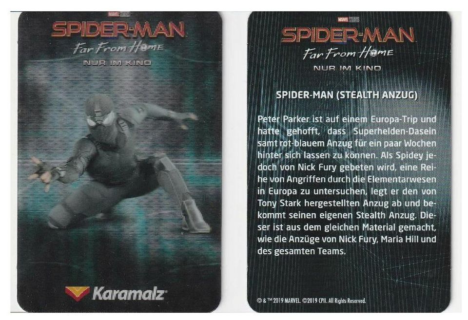 Marvel 3D-Karten-SET v. Spider-Man <Far From Home> und Zugaben; K in Magdeburg