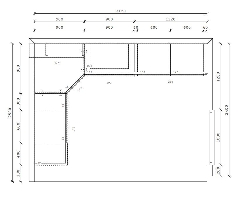 Küche Einbauküche Landhaus von Schüller mit AEG Geräten u. Blanco in Worms