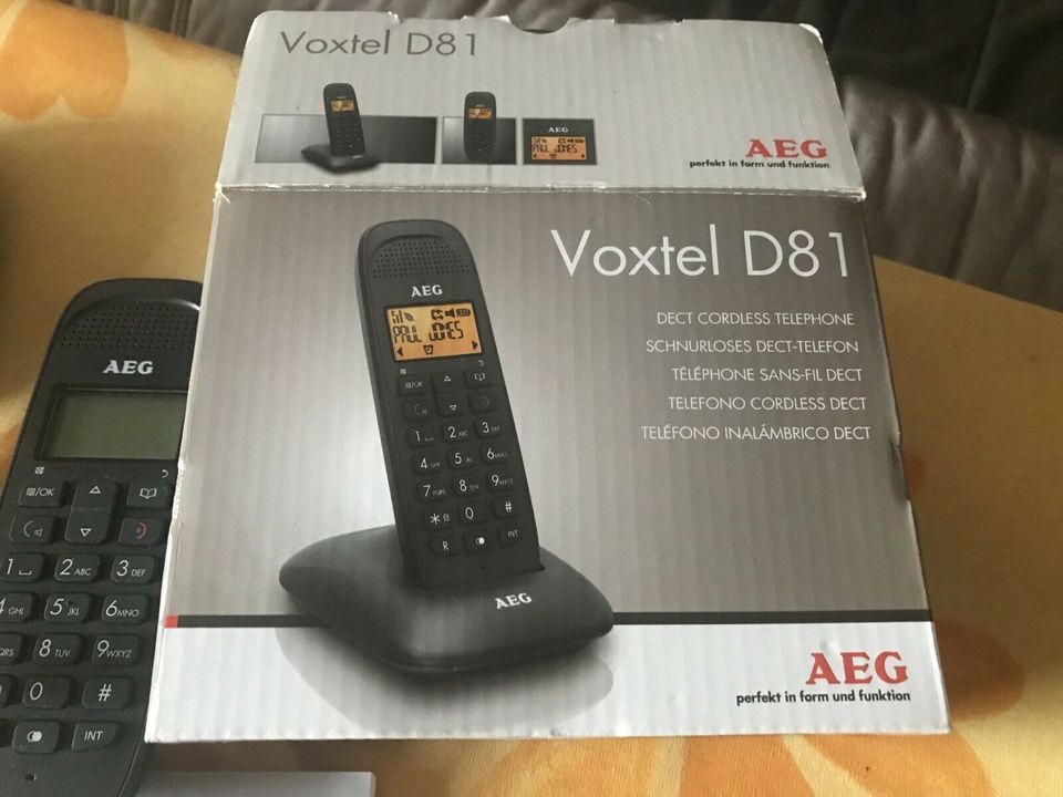 Schnurloses Telefon AEG Voxtel D81 in Altensteig