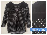 H&M Tunika Langarm Shirt Top XS schwarz Düsseldorf - Oberbilk Vorschau