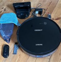 Ecovacs D601 schwarz defekt inkl. Wischeinsatz mit Zubehör Baden-Württemberg - Filderstadt Vorschau