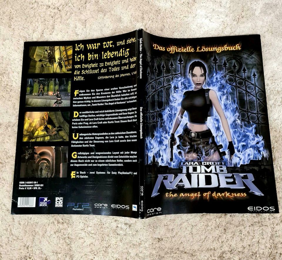 Neues Lösungsbuch Tomb Raider "Angel of Darkness" PS2 in Bad Emstal