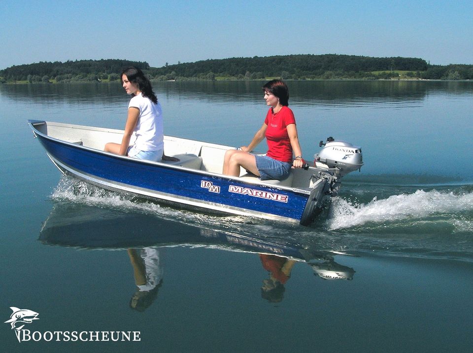 Marine 10 M Alumboot Angelboot Ruderboot leichtes Aluminiumboot in Brandenburg an der Havel