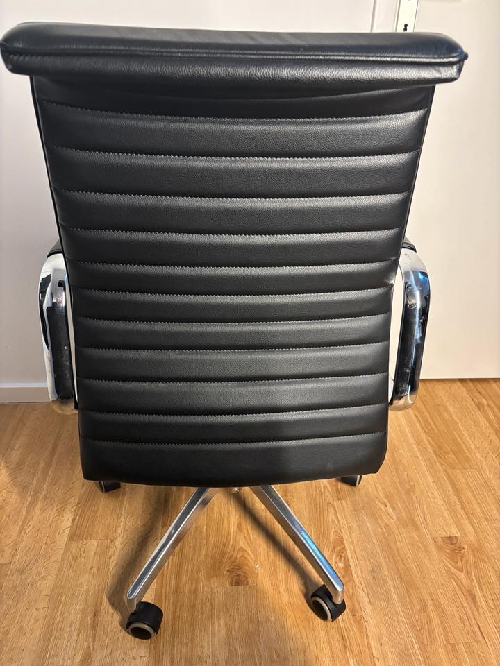 hjh Office Profi Chefsessel Aspera 10 schwarz/chrome, Echtleder in Teltow