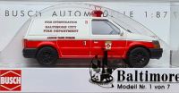 Busch 44655 Dodge Ram Van Baltimore Fire Department Niedersachsen - Cremlingen Vorschau