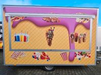 Sweet Food Anhänger zu vermieten Crêpes Wagen Belgische Waffel zu vermieten Bubble Waffel Popcorn maschine Slush eis maschine mieten Imbissanhänger Food Truck mieten  Foodtrailer zu vermieten mieten Hessen - Groß-Gerau Vorschau