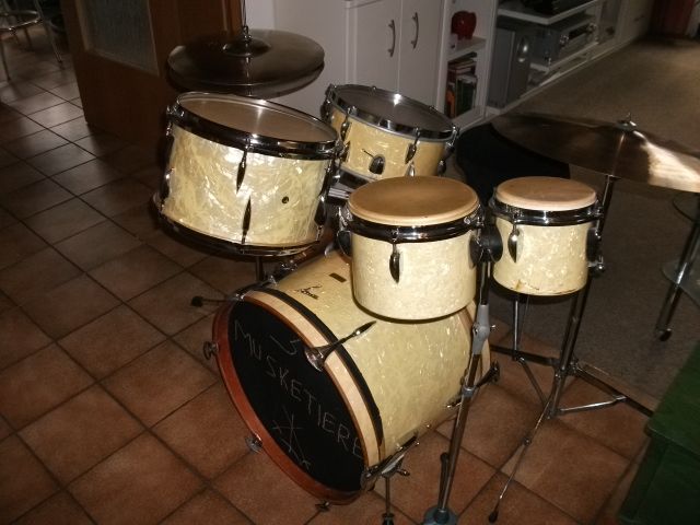 Schlagzeug Sonor, 50er Jahre, Milenium Serie Vintage in Bietigheim-Bissingen