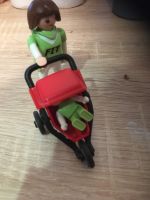 Playmobil Frau mit Baggy und Baby Nordrhein-Westfalen - Nieheim Vorschau
