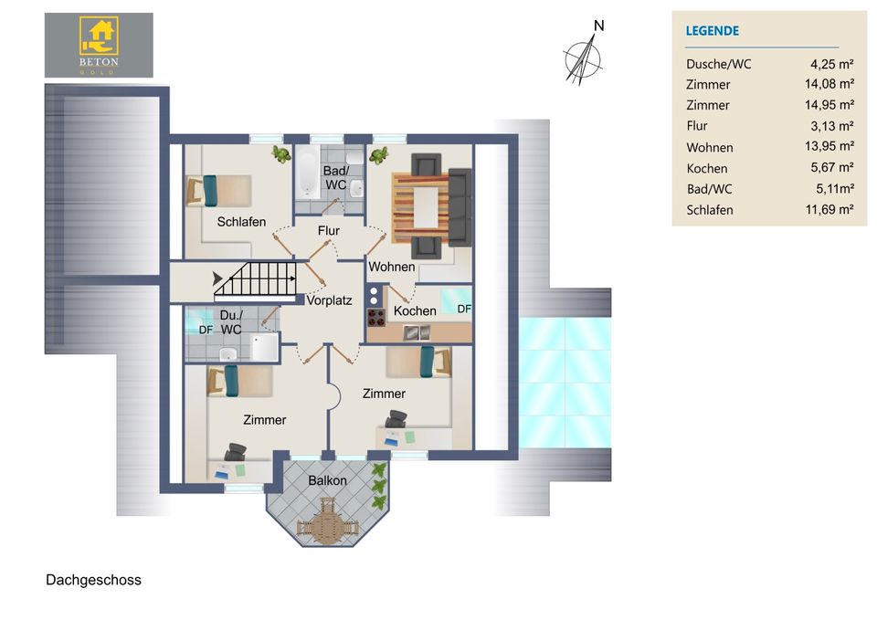 Gewerbehalle und Wohnhaus im Paket - 420 m² Gewerbefläche + 187 m² Wohnfläche in Untereisesheim