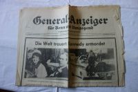 Bonner General Anzeiger 23.11.1963 John F. Kennedy Ermordung Hannover - Mitte Vorschau