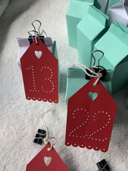 Adventskalender DIY selberfüllen Schachteln Sprüche wie neu !!! in Krefeld