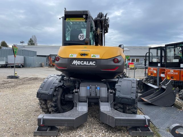 Mecalac Radbagger Mobilbagger Kompaktbagger Bagger 9MWR gebraucht in Rednitzhembach