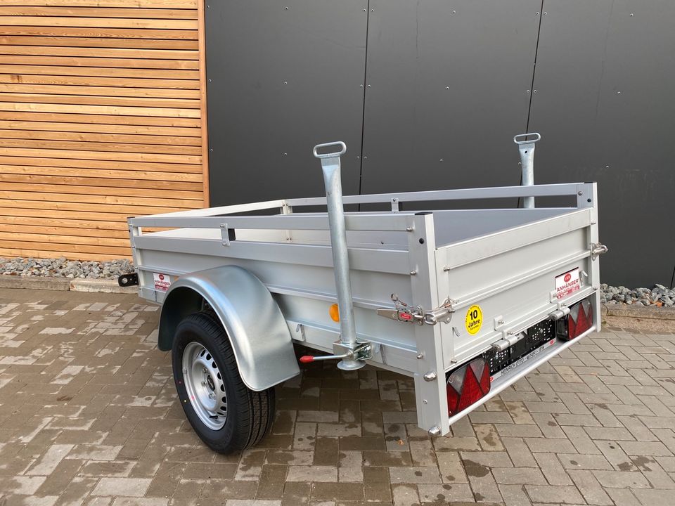 Koch U2 Anhänger 205x105 Alu 750kg Reling V2A Verschlüsse Neu in Husum