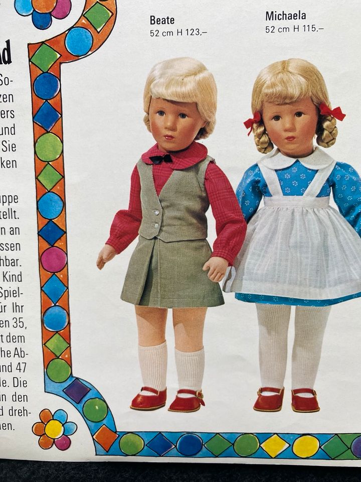 Käthe Kruse Puppe Beate, 52 cm , 1969/70 in München