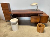 Mid Century Schreibtisch Desk Chrom Rosenholz Palisander Bonn - Beuel Vorschau