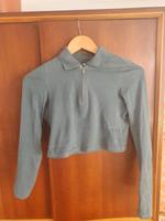 Monki Crop Top XS petrol Leipzig - Sellerhausen-Stünz Vorschau