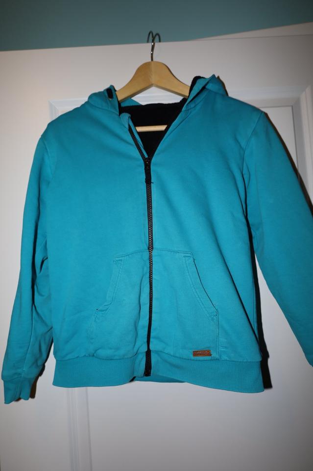 152 158 : Jako-o Jungen Teddy Kuschel Sweat Jacke türkis Kapuze in Rosengarten