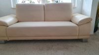 Leder Couch beige Nordrhein-Westfalen - Minden Vorschau