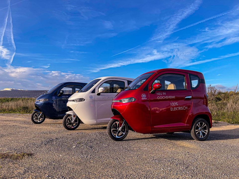 LUNA-3, Kabinenroller, Elektrotrike, Mofaauto, EMobil 25-45 km/h in Gochsheim