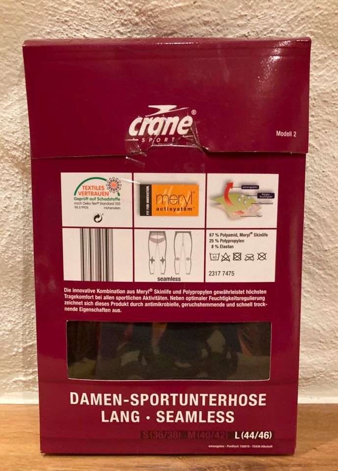 CRANE Div. Damen Ski-/Sportunterwäsche, Gr. L (44/46), neu in Steiningen