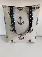 Didi Wendetasche Anker Maritim See Handmade selbstgenäht Jute Bremen - Vegesack Vorschau