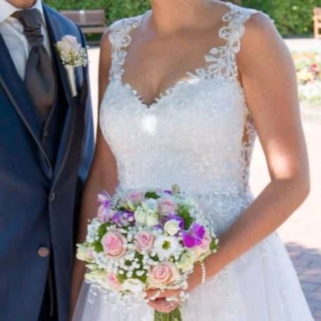 ❤️ Hochzeitskleid Kleid Ivory Gr 36 Brautkleid in Solingen