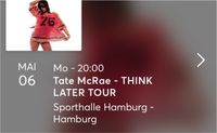 2 Karten für das Konzert von Tate McRae in Hamburg Niedersachsen - Geestland Vorschau