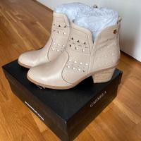 Carmela Leder Stiefeletten Boots. Creme/Beige. 39. NP 90€. OVP Bayern - Wolfratshausen Vorschau