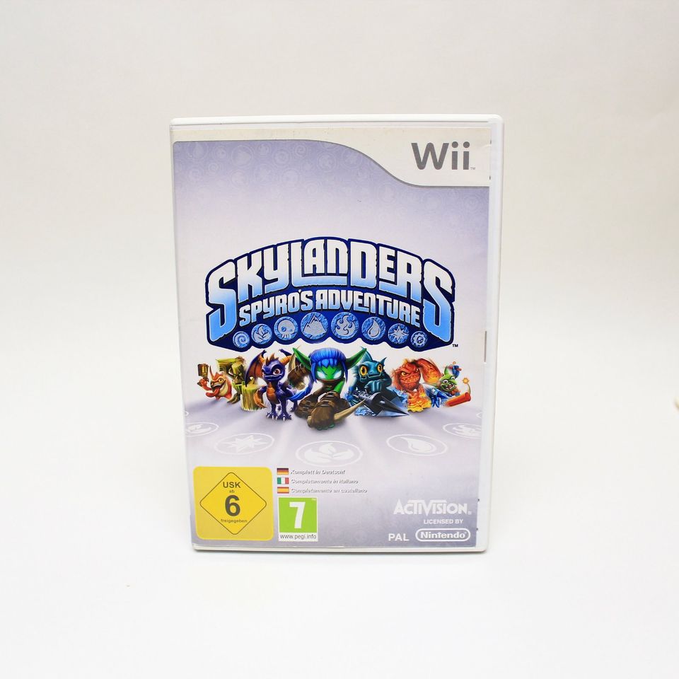 Wii Spiel Skylanders Spyro's Advanture in Buch