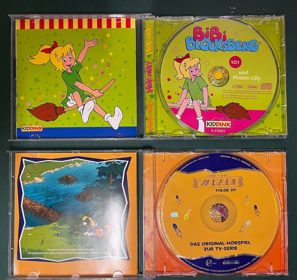 2 CD´s Hörspiele - Yakari - Bibi Blocksberg und Piraten-Lilly in Berlin