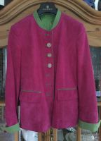 HABSBURG exklusive Trachtenjacke Leder Jacke Gr. 38 pink grün München - Maxvorstadt Vorschau