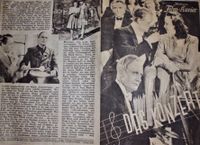 1944 illustr. FILM KURIER zum Film  DAS KONZERT v. Paul VERHOEVEN Nordrhein-Westfalen - Hövelhof Vorschau