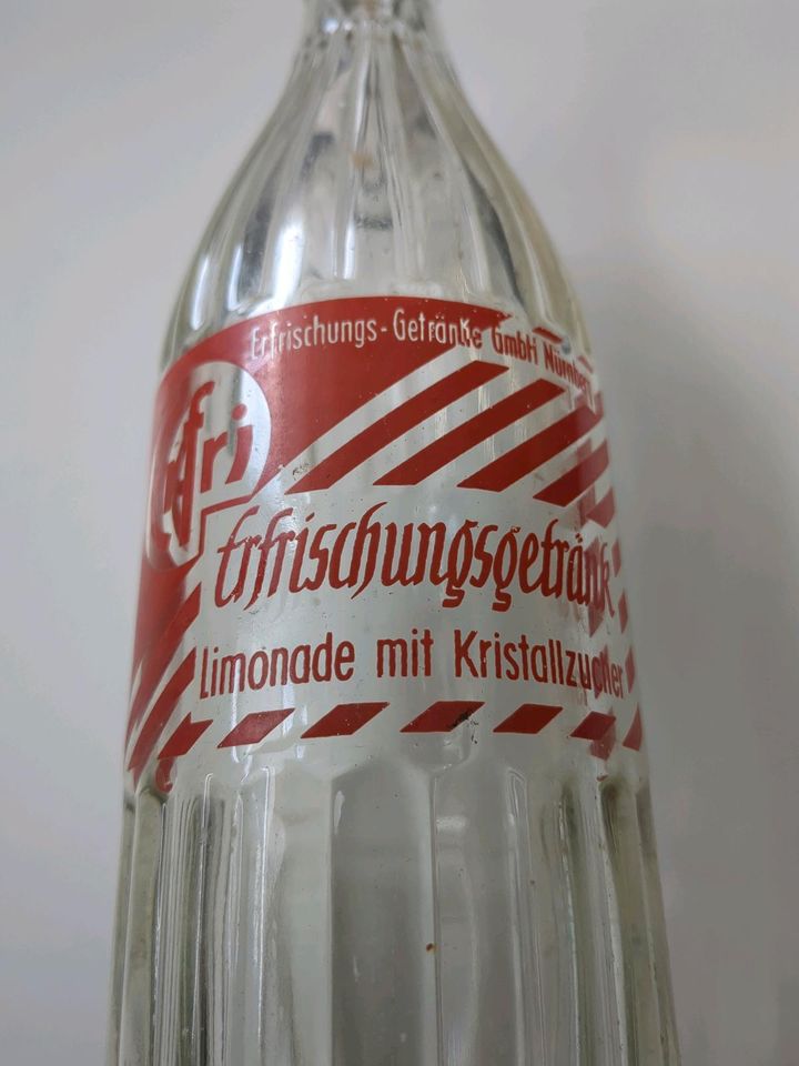 Alte Limoflasche Erfri Nürnberg in Weißenburg in Bayern