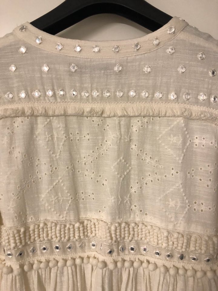 Hippie Jacke von Zara Gr. M/L wie neu creme weiß in Obertshausen