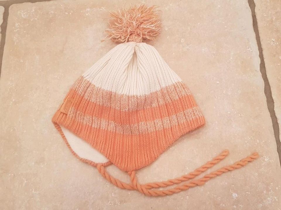 Mütze Winter Sterntaler Gr. 51 beige orange in Rosengarten