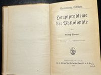 Simmel  Hauptprobleme der Philosophie Nordrhein-Westfalen - Bergisch Gladbach Vorschau