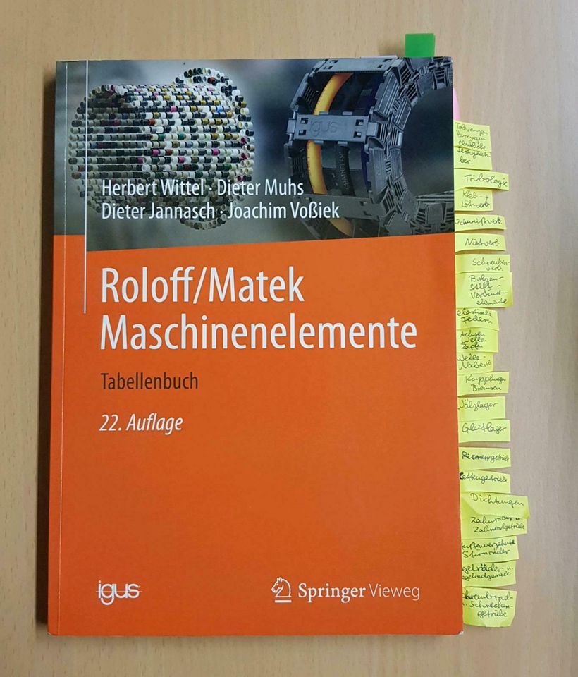 Roloff/Matek Maschinenelemente & Tabellen & Formelsamml. 22. Aufl in Hof (Saale)