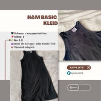H&M schwarzes Basic-Kleid – Größe S Hessen - Lahnau Vorschau
