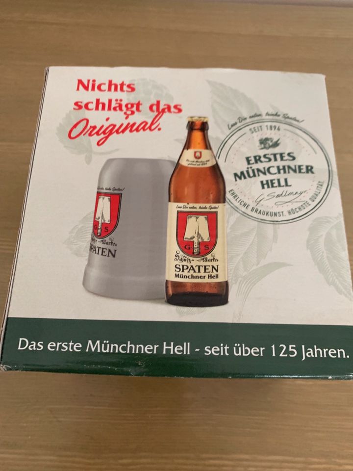 Spaten Sammelkrug Bierkrug 500 ml Nein original verpackt in Regensburg