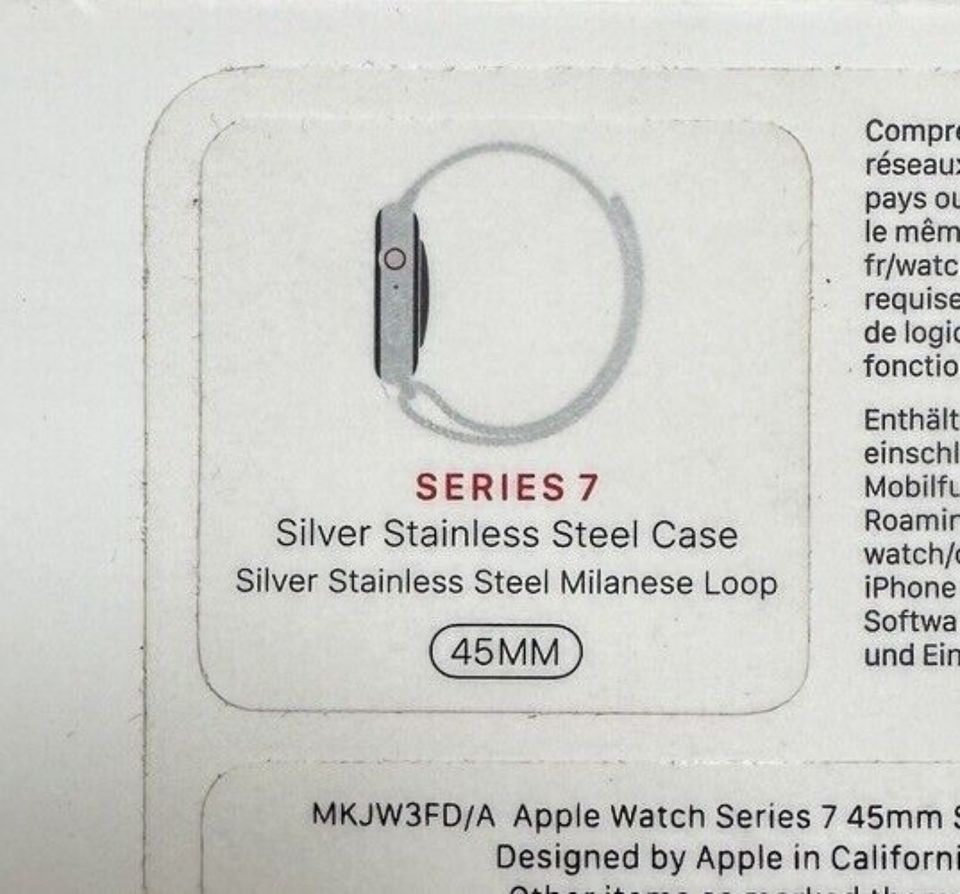 Apple Watch Series 7 45mm mit Milanaise Armband Edelstahl in München