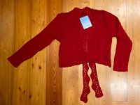 Topmodische kurze Strick-Jacke, zum Binden, rot, Gr. 40, neu Rheinland-Pfalz - Steiningen Vorschau