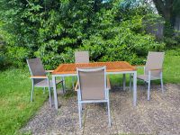 Hochwertige Gartentisch-Set Gruppe mit 4 Stühlen zu verkaufen Hessen - Dreieich Vorschau